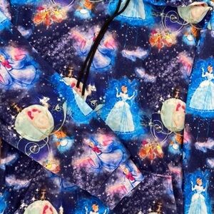 EUC Disney Cinderella Print Hoodie with pocket